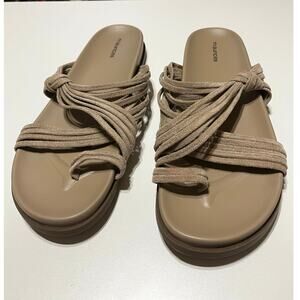 Maurice’s New Without Tags Taupe Strappy Sandals/ Womens Size 11- Boho